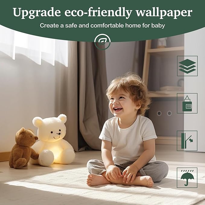 Dimoon 787''x17.7'' Black Peel and Stick Wallpaper Contact Paper Self Adhesive Wall Paper