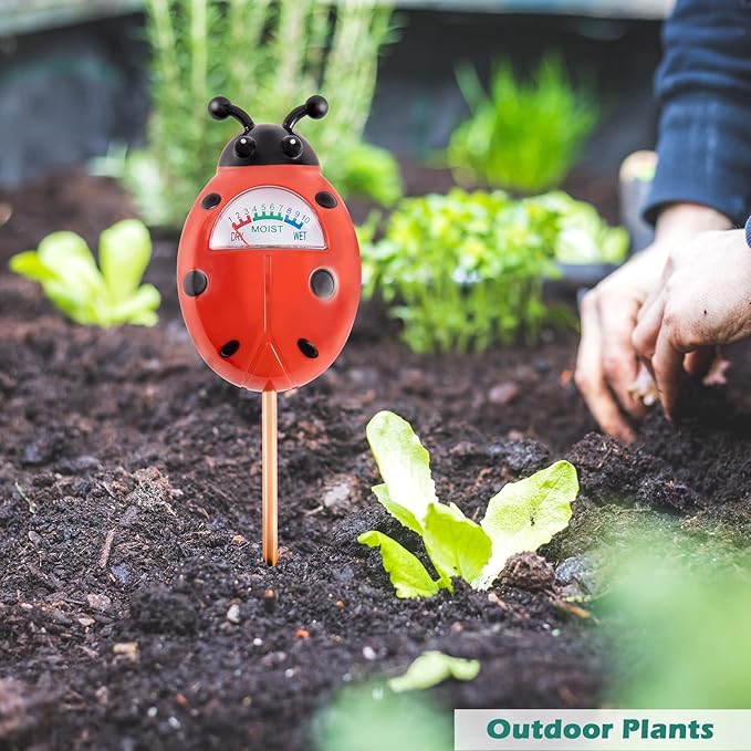 Tennedriv Green 2 Pack Soil Moisture Meter for House Plants, Plant Water Meter,Plant Moisture Meter for House Plants and Outdoor Plants, No Batteries Required