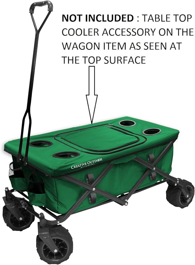 Creative Outdoor Original Folding Wagon All-Terrain Wheels