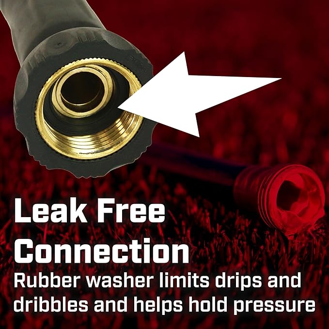 Chapin 6-9472: High Pressure 3.5-inch Brass Twist Hose Nozzle, Heavy-Duty Adjustable Garden Hose Nozzle, Gardening, Watering and Irrigation, Outdoor Cleaning, Black