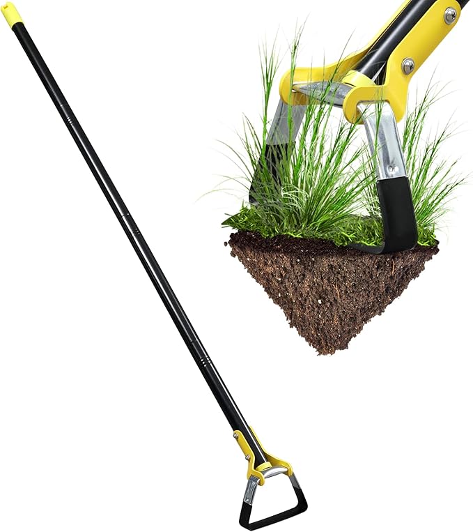 Garden Hoe Tool，42 inch Weeding Tools for Garden,Handheld Weeding Rake Planting Vegetables Farm,Sharp Durable Gardening Gifts for Hoe Garden Tool Traditional Steel Quenching Forging Process