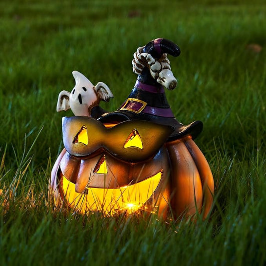 Halloween Decorations - Pumpkin Lights Decor - Outdoor Jack-o'-Lantern Decorative Clearance for Home Indoor Outdoor Halloween Thanksgiving Festival Home Costumes Parties Haunted House Décor…