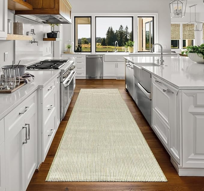 Keen Home Design Terrace Outdoor Runner Rug - 2x8 Washable Indoor/Outdoor Rug for Patio, Kitchen, Balcony, Beach, Garden, Deck and Porch, Size: 2'2"x7'7"