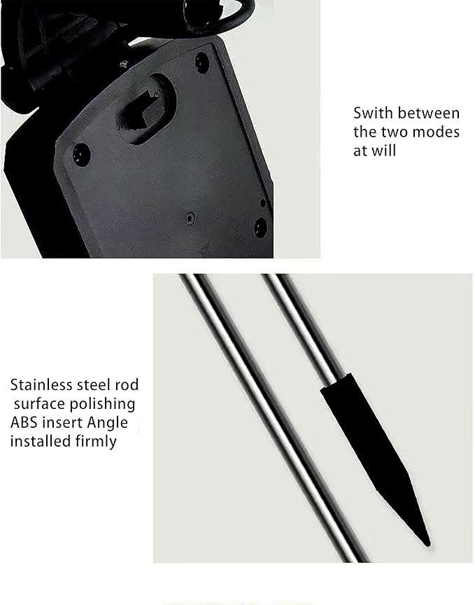 RAYLIDA Solar Lights Outdoor Decorative - 3 Pack Hydrangea Solar Garden Stake Lights Waterproof,Two Lightning Modes & Enlarged Solar Panel (Blue)