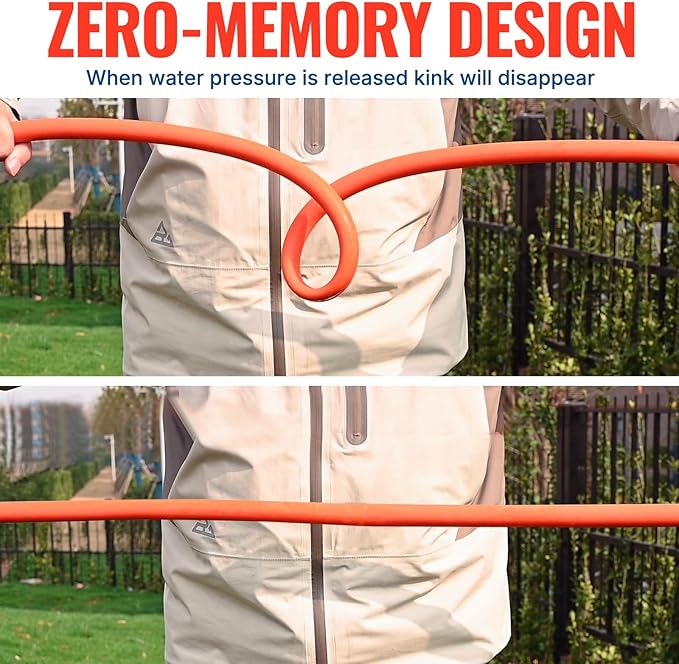 YAMATIC Heavy Duty Garden Hose 5/8 in x 20 ft with Swivel Fitting, Super Flexible Water Hose, All-weather, Lightweight, Burst 600 PSI