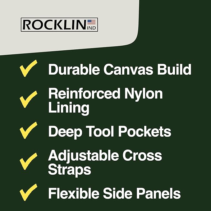 Garden Apron with Pockets Harvest Fruit Picking Bag,Canvas Adjustable Vegetable Harvest Apron for Home Gardeners