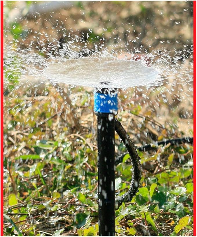 E-outstanding 20-Pack Irrigation Drippers 360 Degrees Adjustable Full Circle Type Micro Spray Drip Emitters Watering Sprinklers Garden Water Irrigation System Sprayers