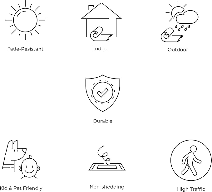 JONATHAN Y SMB106C-9 Charleston Vintage Filigree Textured Weave Indoor Outdoor Area Rug Classic Coastal Easy Cleaning Bedroom Kitchen Backyard Patio Non Shedding, 9 X 12, Gray/Navy