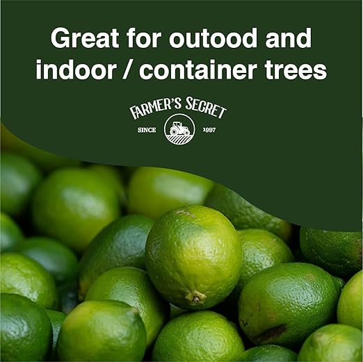 Farmer's Secret Citrus Tree Booster Fertilizer (32oz) - Super Concentrated - Formulated for All Citrus Trees Including All Types of Lemons, Limes, and Oranges - Outdoor and Indoor/Container Trees