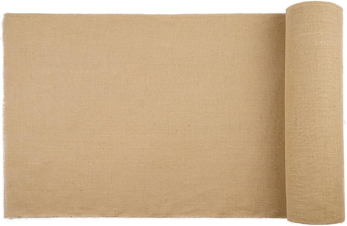 VEVOR Burlap Fabric Roll, 40” x 300 ft High Density Natural Jute Fiber Material for Outdoor Plant Care, Tree Wrap Roll, Decor, DIY Crafts, Wedding, Garden Weed Barrier, Plants & Trees Winter Covering
