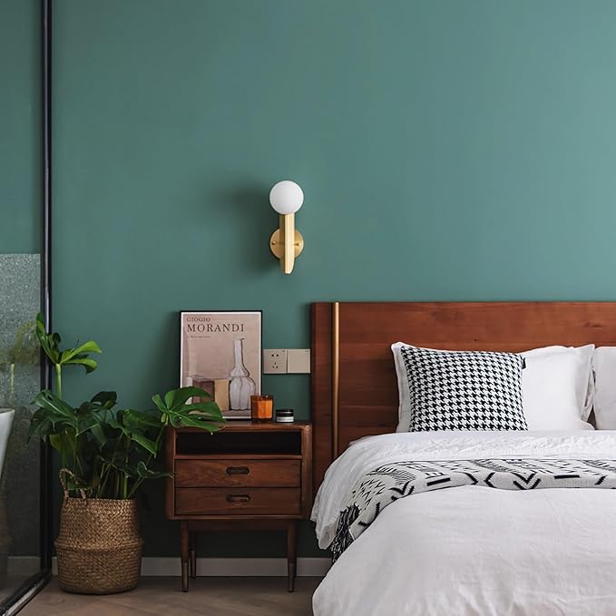 Dimoon 110''x17.7'' Blue Peel and Stick Wallpaper Contact Paper Modern Self Adhesive Wall Paper Removable Renter Friendly Textured Solid Color Shelf Cabinet Vinyl Roll (110''x17.7'',Sapphire Blue)