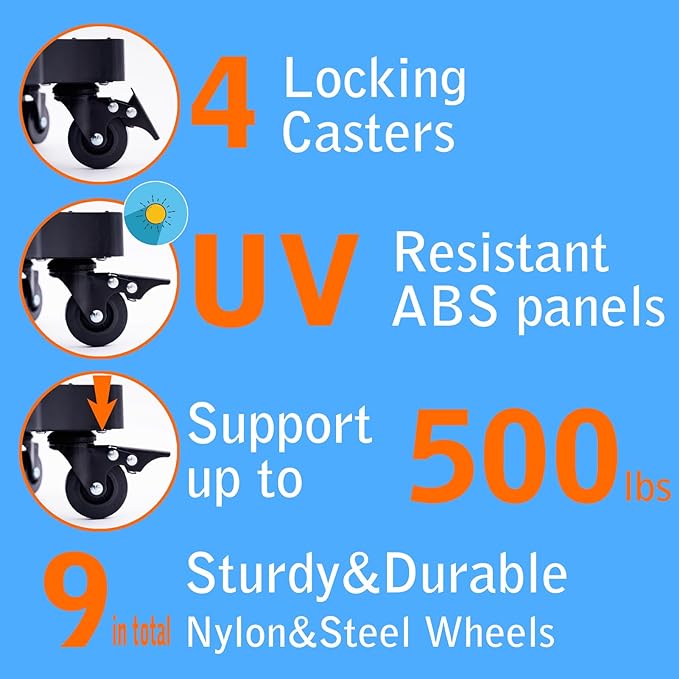 Plant Caddy With Wheels 20 Inch Heavy Duty Outdoor, Indoor Rolling Plant Stand With Casters Black Plant Dolly Large Potted Planter Cart For Big Flower Pots Plants Pots, Heart Shaped Garden Pot Mover