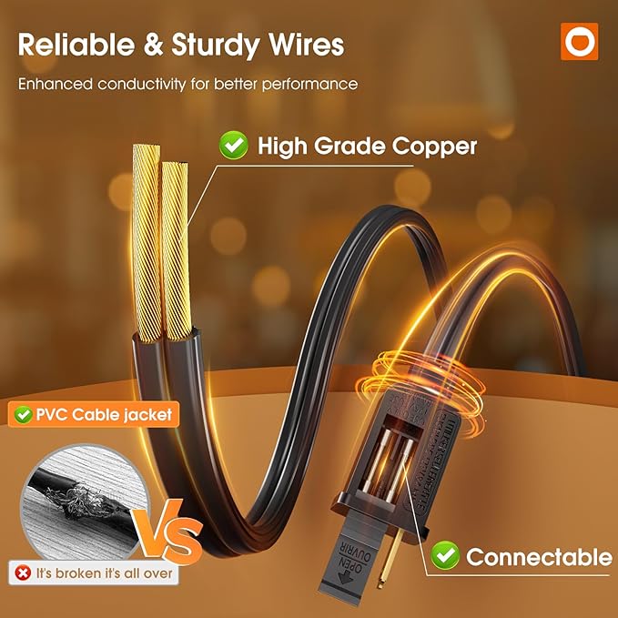 addlon 200FT(4-Pack*50FT) LED Outdoor String Lights with Edison Shatterproof Bulbs, Heavy-Duty and Weatherproof Strand, Commercial Grade Patio Lights, Decorative for Garden or Patio, Black