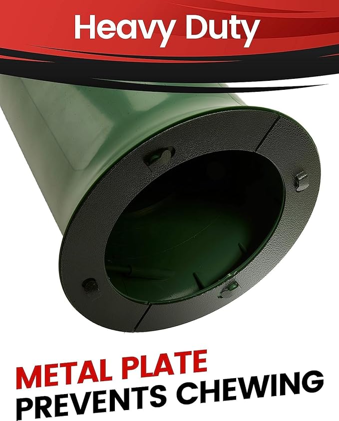 iPrimio 18" Squirrel Baffle - Easy Install Pole Wrap Around Baffle: Protect Hanging Bird Feeders, Squirrel Baffles for Feeders, No Tool Install, Durable Weather Resistant, for Bird Feeder Poles