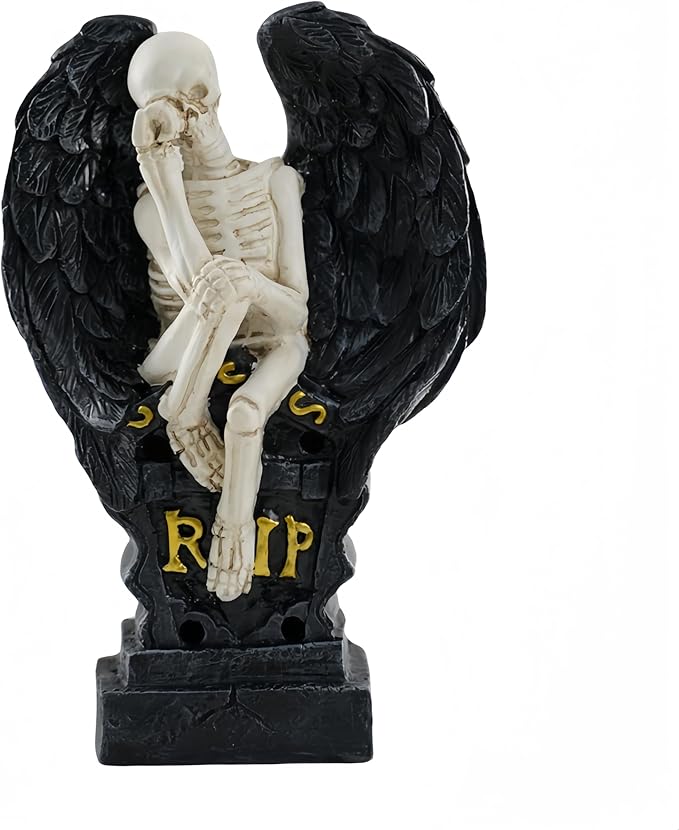 Halloween Decoration Solar Garden Statue Skeleton Spooky Hands Mummy Pumpkin Outdoor Figurines Lighted Lawn Yard Patio Porch Ornament Gift