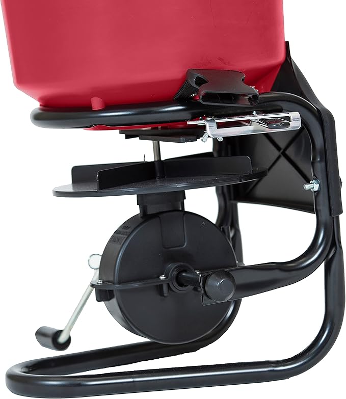 EarthWay 3100 40 LB (18 KG) Professional Chest Mount Hand Crank Broadcast Spreader Including Even Spread Technology, Comfortable & Adjustable Harness Strap and Rain Cover