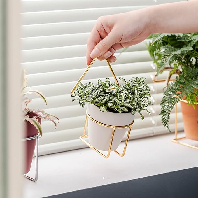 Yishang 36 pcs Small Mini White Clay Pots, 2.5'' Terracotta Pot Clay Ceramic Pottery Planter,Cactus Flower Terra Cotta Pots,Succulents Nursery Pots,with Drainage Hole,Great for Crafts,Wedding Favor