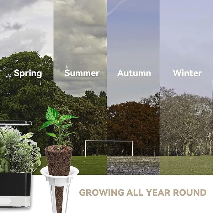 inbloom Flower Seed Pod Kit for AeroGarden, iDoo, Ahopegarden, GARDENCUBE, MUFGA Hydroponics, 12 Pods (350+ Seeds with Coneflower, Petunia, Snapdragon, French Marigold, Dahlia)