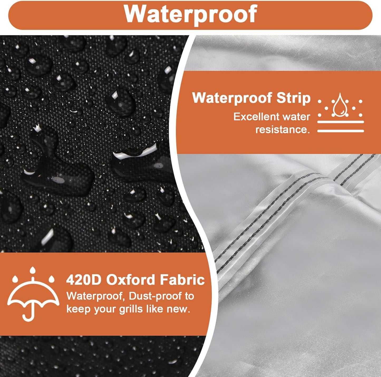 Indoor Grill Cover for Hamilton Beach 12.5x17x7in Electric Grill, Dust-Proof, Portable - Black