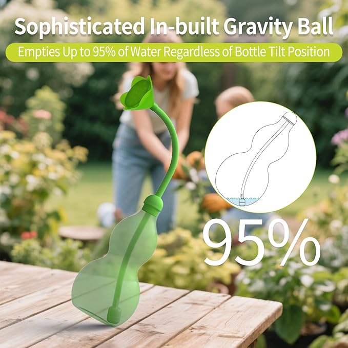 Squeeze Bottles for Plants, 11oz Small Watering Can for Succulent, Muti-function Squirt Bottle for Seedling Watering, Wash, tattoo, Cyan