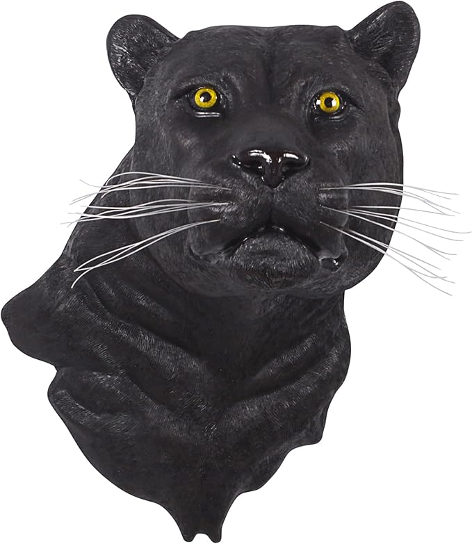 Design Toscano Shadow Predator Black Panther Wall Sculpture