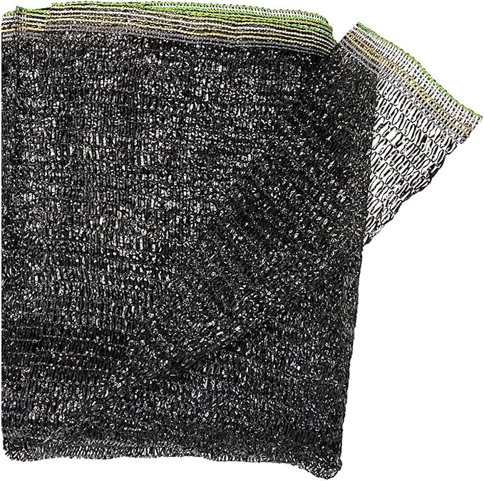 Cool Area 40% 6.5x20ft Sunblock Shade Cloth Cover Mesh UV Resistant Net for Garden Flower Plant Greenhouse, Black