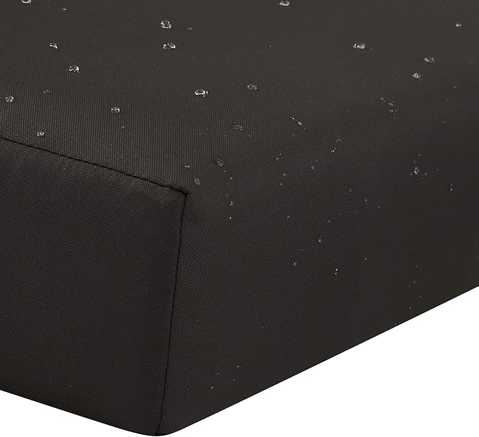 Classic Accessories Ravenna Water-Resistant 17 x 15 x 2 Inch Patio Seat Cushion, Espresso