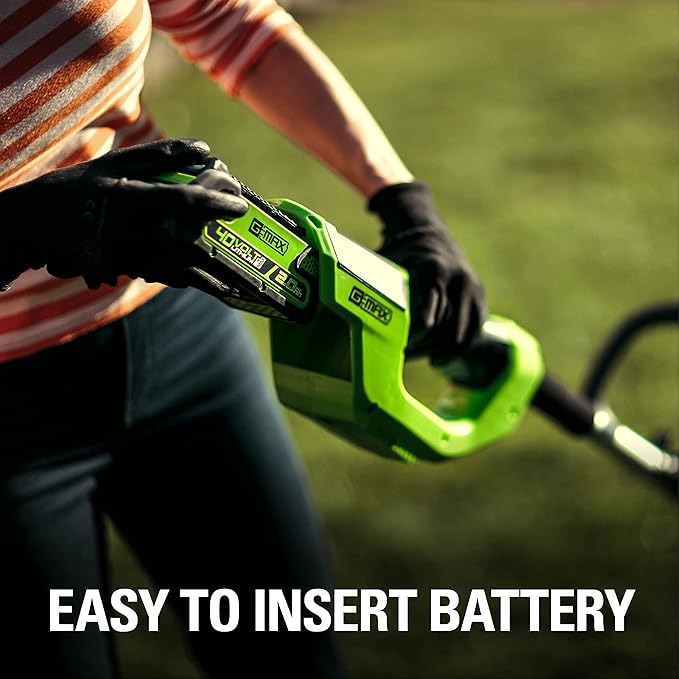 Greenworks 40V 12" Cordless String Trimmer, 2.0Ah Battery and Charger Included