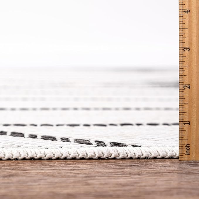 Keen Home Design Terrace Outdoor Area Rug - 12x15 Washable Indoor/Outdoor Rug for Patio, Kitchen, Balcony, Beach, Garden, Deck and Porch, Size: 12'x15'