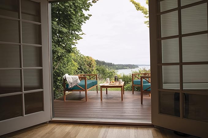 Classic Accessories Ravenna Water-Resistant 23 x 23 x 5 Inch Square Patio Seat Cushion Slip Cover & Foam, Mallard Green, Lounge Chair Cushion