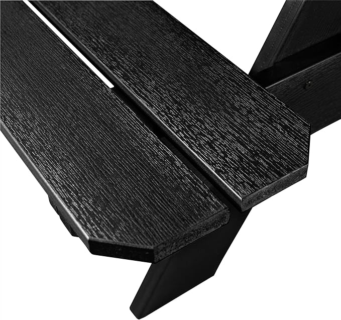 highwood Hometown Picnic Table, 6 Foot, Black