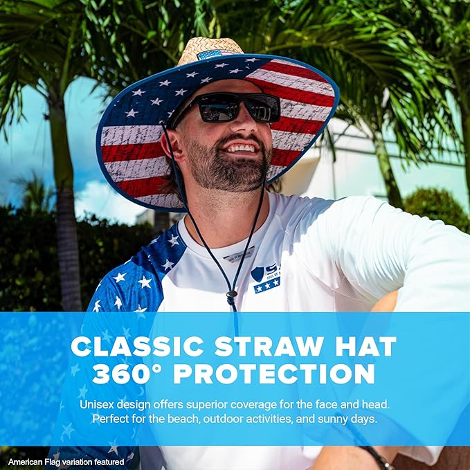 S A Company Summer Straw Hats for UV Sun Protection | Unisex Adult