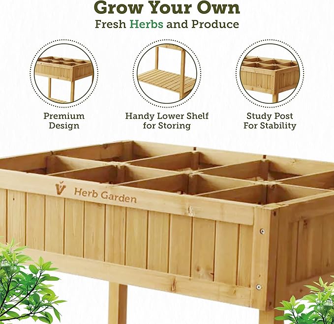 VegTrug 8 Pocket Herb Garden