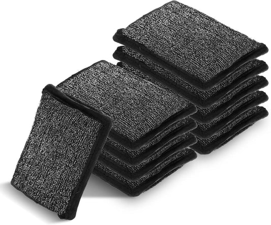 Grill Brush Bristle Free(Steel Wire),10 Replaceable BBQ Cleaning Head,Safe Replacement Cleaning Pad for Cast Iron or Stainless-Steel Grates (No Handle)