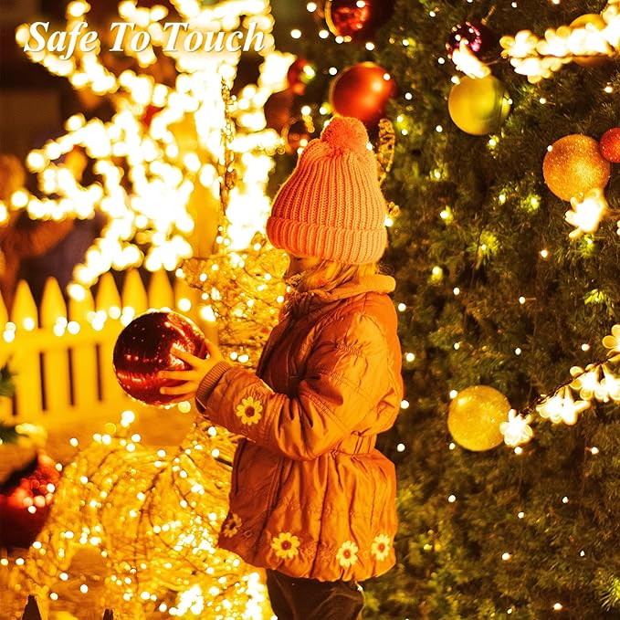 LitHome 164ft 500 Led Color Changing Christmas String Lights 35 Colors RGB Christmas Lights with Remote Timer,Dimmable Led String Light Outdoor Plug in,Xmas Tree Light for Indoor Party Halloween Decor