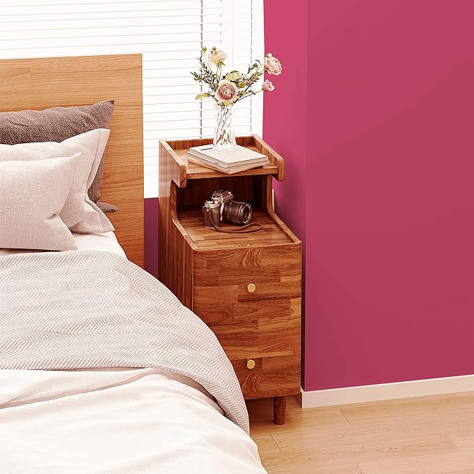 Dimoon 118''x17.7'' Pink Peel and Stick Wallpaper Contact Paper Modern Self Adhesive Wall Paper Removable Renter Friendly Textured Solid Color Shelf Cabinet Vinyl Roll (118''x17.7'',Rose Red)