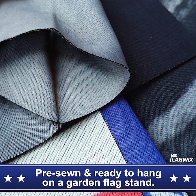 Flags-Tractor Farmer American Flag THB2370F1, Garden Flag (11.5" x 17.5")-USA House Garden Flags Premium Polyester-Decorative Outdoor Flags