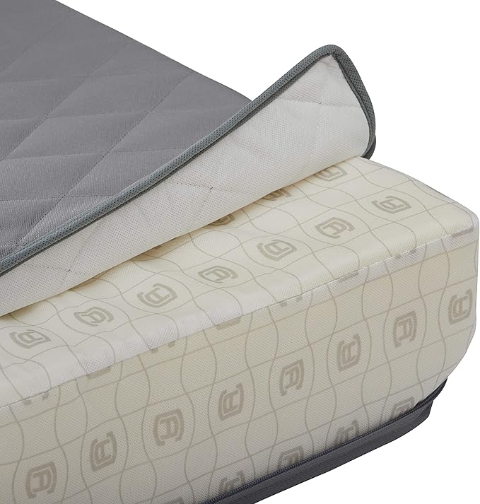 Classic Accessories Montlake FadeSafe Water-Resistant 25 x 22 x 4 Inch Wide Back Patio Quilted Lounge Cushion, Grey