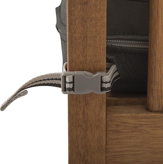 Classic Accessories Ravenna Water-Resistant 19 x 19 x 3 Inch Patio Seat Cushion, Espresso, Chair Seat Cushion