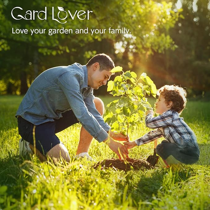 Gardening Tools Set of 12-Piece, Rust-Proof Durable Stainless Steel Gardening Supplies, Heavy Duty Gardening Hand Tools with Floral Storage Bag, Ideal Gardening Gifts for Women and Men