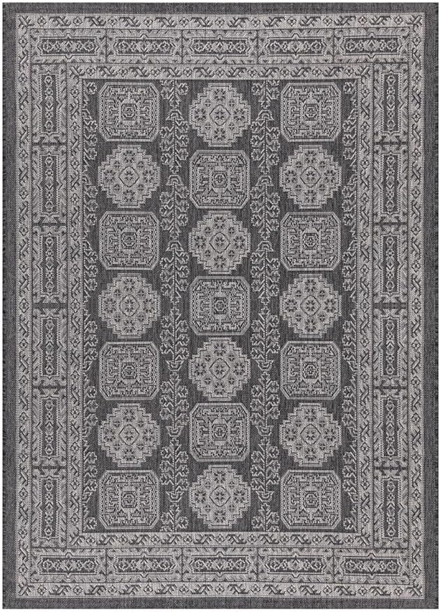 Keen Home Design Terrace Outdoor Area Rug - 6x9 Washable Indoor/Outdoor Rug for Patio, Kitchen, Balcony, Beach, Garden, Deck and Porch, Size: 6'x8'10"