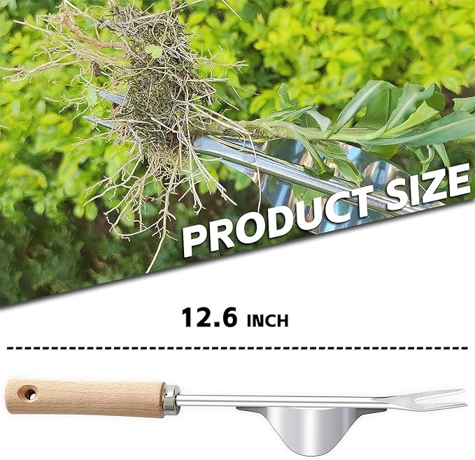 Japanese Weed Puller Tool Garden Tools Hand Weeder Tools - Gardening Hand Tools Weed Remover Tool for Gardening Backyard Farm Planting & Weeding Removal Quick Work