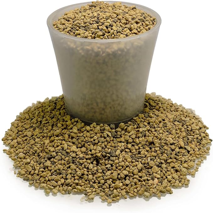 Pure Hard Akadama for Bonsai/Succulent Soil - (3mm-6mm) Small Grain for Cactus, Bonsai Plants Soil Amendment, Prevent Over Water, Provides Optimal Water Retention, Fast Drainage (1 Quart)