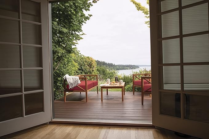 Classic Accessories Ravenna Water-Resistant 25 x 25 x 5 Inch Square Patio Seat Cushion Slip Cover & Foam, Spice, Lounge Chair Cushion