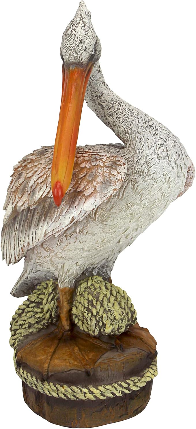 Design Toscano Ocean Side PIER 51 Pelican Statue