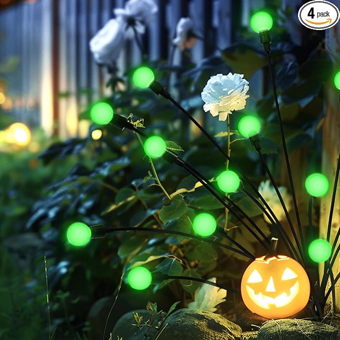 Solar Garden Lights for Outdoor, Green
