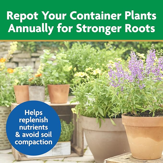 Miracle-Gro Moisture Control Potting Mix, For Container Plants, Protects against Over- and Under-Watering, 8 qt., 3-Pack