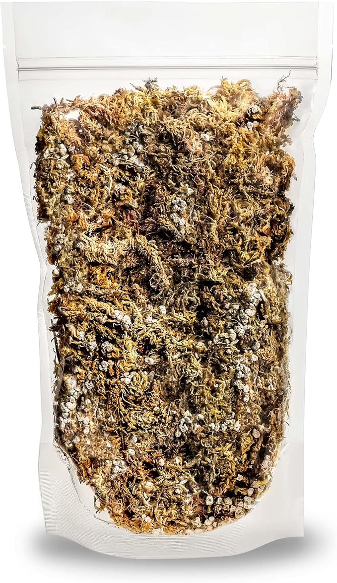 Sphagnum Moss Potting Mix for Carnivorous Plants, Moss and Perlite Blend for Potting Venus Fly Traps, Sarracenia, Pitcher Plants - 75% Sphagnum Moss + 25% Perlite - Made in USA - 5 Quart