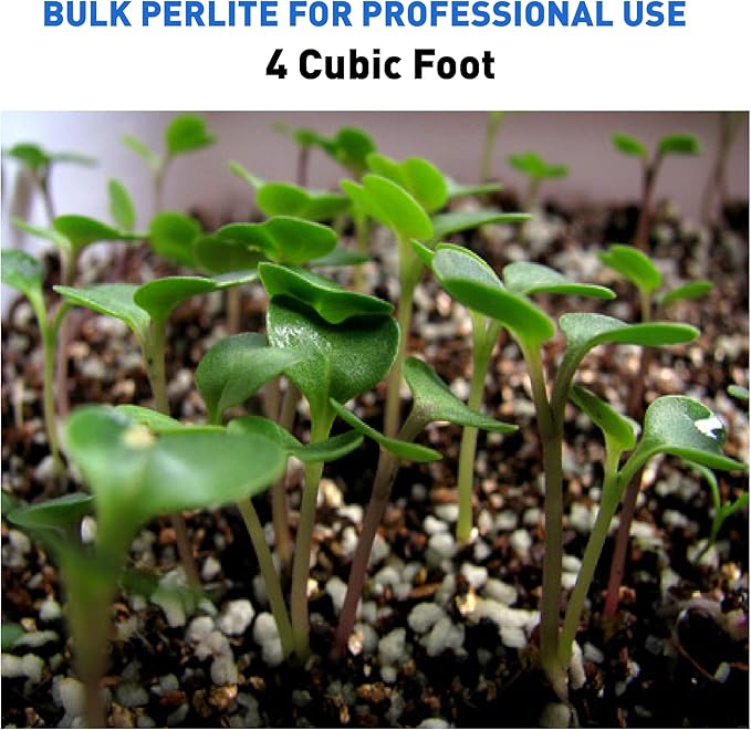 Supreme Horticulture Coarse Grade Perlite 4 Cubc Foot 113 Liters 120 Quarts - Indoor & Outdoor Use Coarse Grade