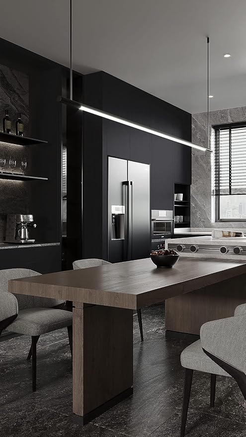 Dimoon 78.7''x15.7'' Black Skin Peel and Stick Wallpaper Contact Paper Modern Self Adhesive Wall Paper Removable Renter Friendly Textured Solid Color Cabinet Vinyl Roll (78.7''x15.7'',Black Skin)